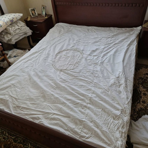 Duvet Cover 1950 White, Like New, Double Bed Size