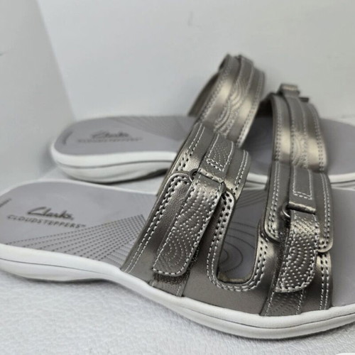 Clarks gold sandals like new, size 39