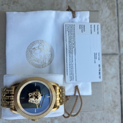 Versace VERD00819 unisex watch like new, gold color