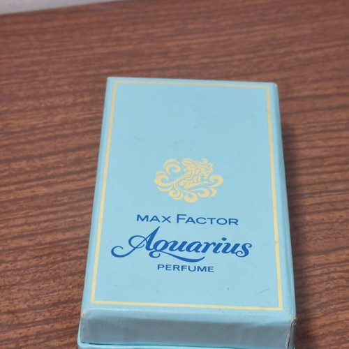Max Factor Aquarius vintage perfume new in box full bottle
