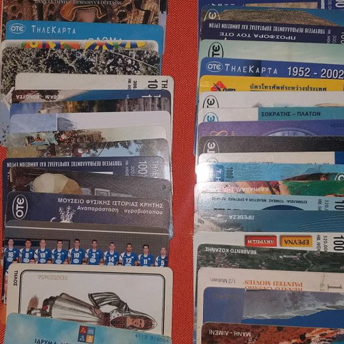 Phone cards used, pack of 150, at least 20 years old