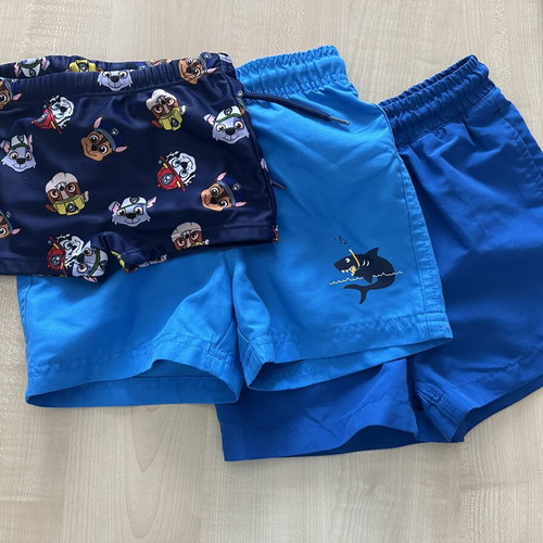 Nickelodeon boys' swimwear set with Paw Patrol and shark, blue