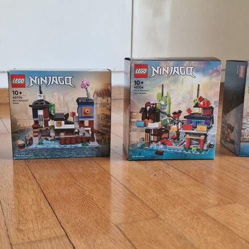 Lego Micro Ninjago sets 40703, 40704, 40705, 40706, sealed