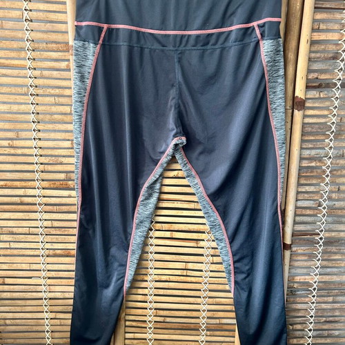 Livera Balance sports leggings, black and grey, size XL