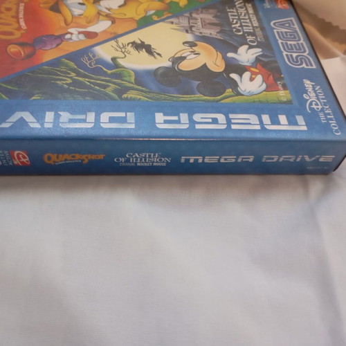 Quackshot & Castle of Illusion Sega Mega Drive game used, complete in box