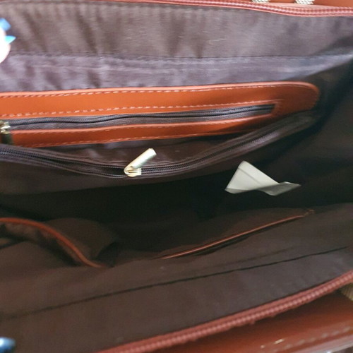 Handbag like new, brown