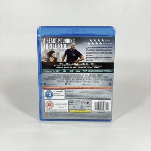 San Andreas 3D Blu-ray new with Greek subtitles