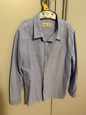 Zara shirt for 7 years boy, like new, blue, size 122 cm
