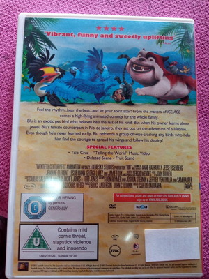 Rio 1 DVD like new, subbed animation