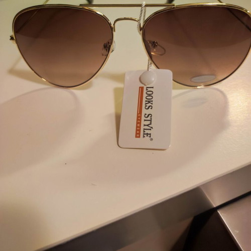 Look Style unisex sunglasses, brown