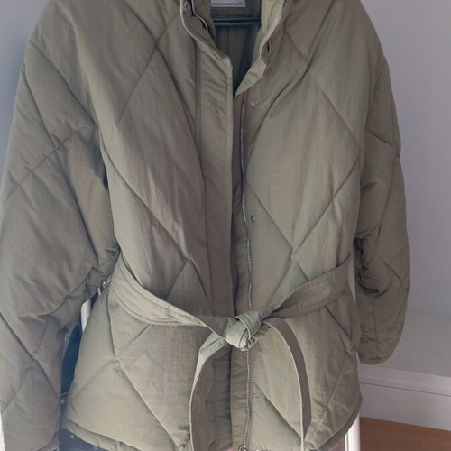 Bershka spring jacket like new, green, XS-S