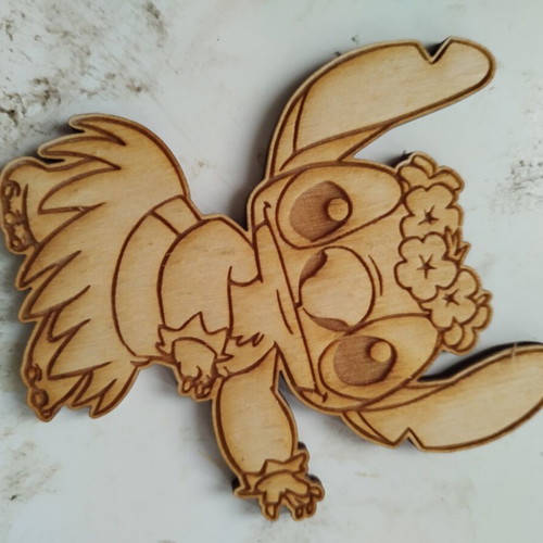 Wooden Stitch decorative item made to order