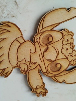 Wooden Stitch decorative item made to order