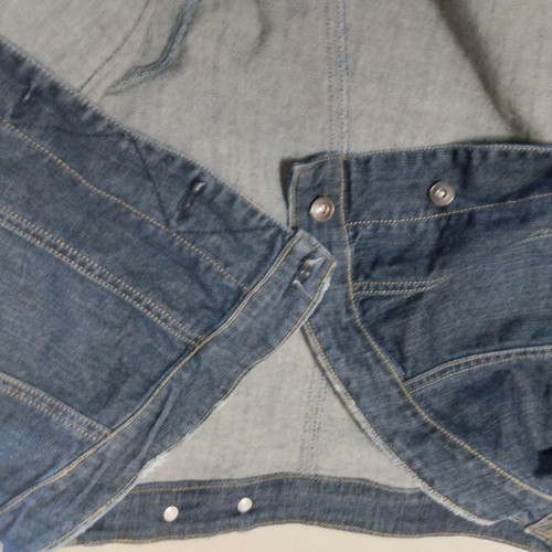 Prenatal short-sleeve denim jacket like new, dark blue, size M