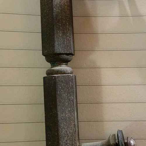 Vintage door handles used, set of 4 pieces