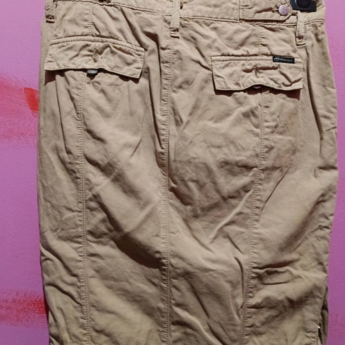 Eva skirt size S cotton with side slits and pockets like new, beige