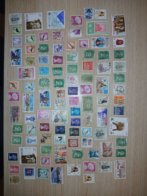 Foreign stamps used, various years