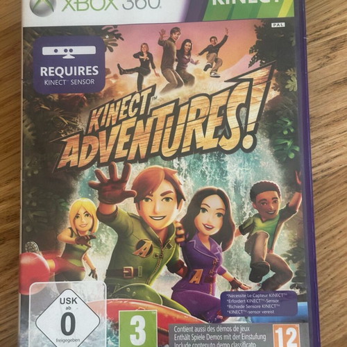 Kinect Adventures Xbox 360 used, with manual