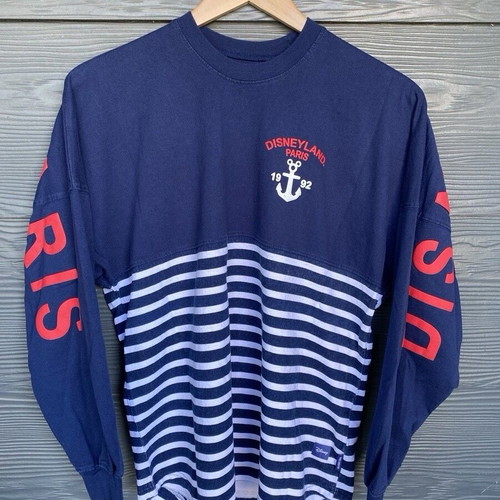 Spirit Jersey Disneyland Paris blue and red Sailor size M like new
