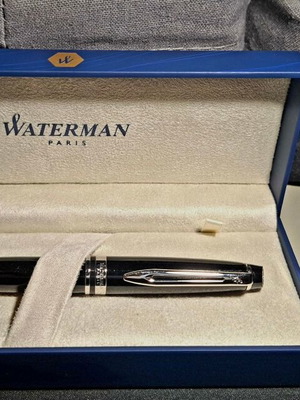 Waterman Expert 3 Black CT fountain pen with converter and blue ink