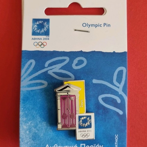 Olympic pins Athens 2004 new, set of 8, Traditional Doors series