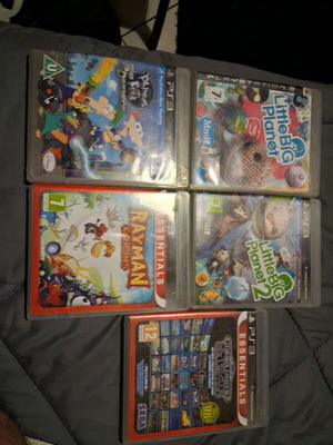 PlayStation 3 games like new, pack of 5