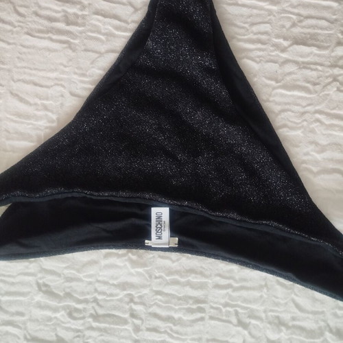 Moschino black shiny swimsuit size large like new
