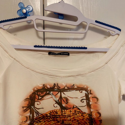 Roberta Scarpa Y2K Top Large, like new, brown and orange