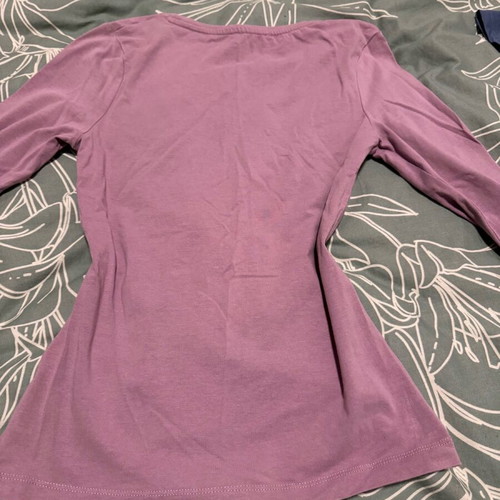 Fitted lilac blouse Pink Woman new, size S