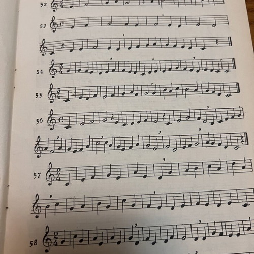 Melodic Exercises (Solfège) 4 volumes