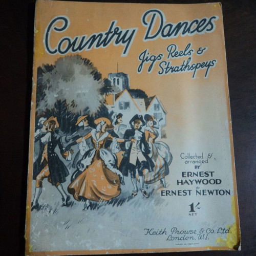 Country Dances sheet music used, 56 pages