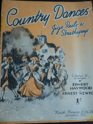 Country Dances sheet music used, 56 pages