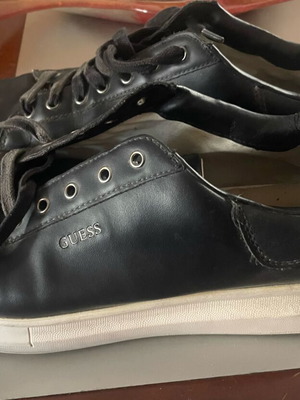 Guess leather casual shoes used, size 46, black
