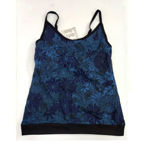Floral cotton women's top with adjustable straps new, sizes S and M