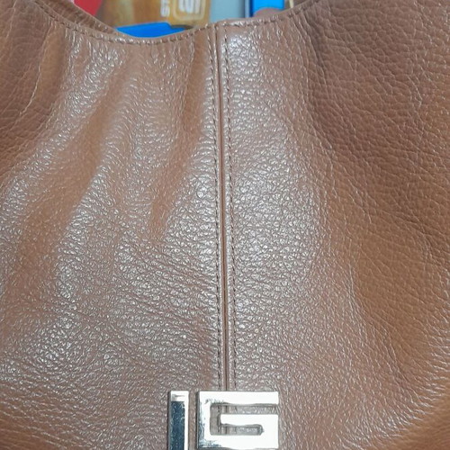 Guy Laroche Shoulder Bag Brown Like New
