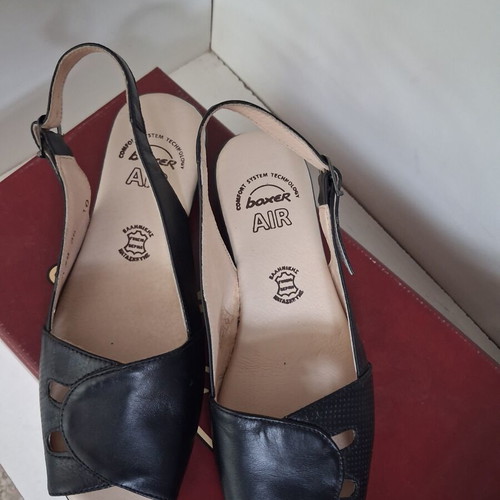 Women's Black Platform Sandals Size 36 New