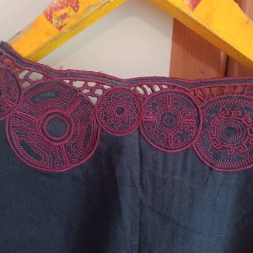 Women's shirt caftan black size M like new