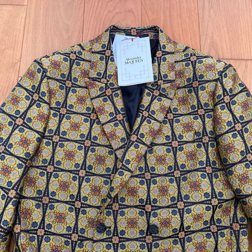 Alexander McQueen blazer new with Kaleidoscope Jacquard pattern