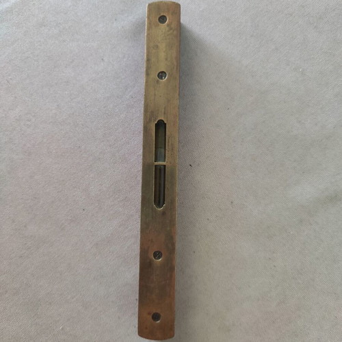 Vintage Wood & Brass Spirit Level like new, English made