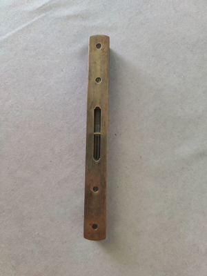 Vintage Wood & Brass Spirit Level like new, English made