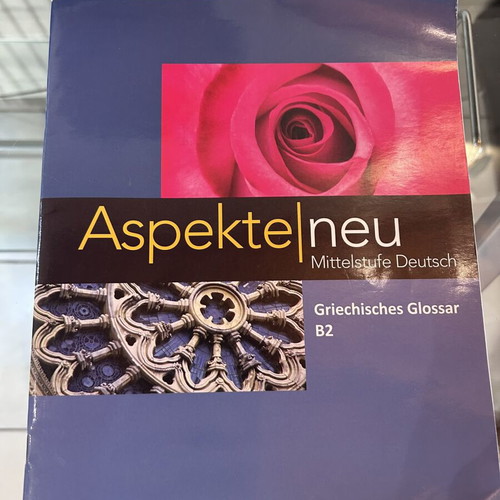 Aspekte neu B2 Greek Glossary used, German language