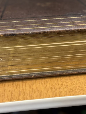 Photo album for thick cardboard photos used, shutter broken