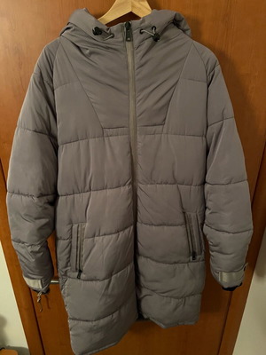Μπουφάν Bershka oversized καινούργιο, γκρι, μέγεθος S