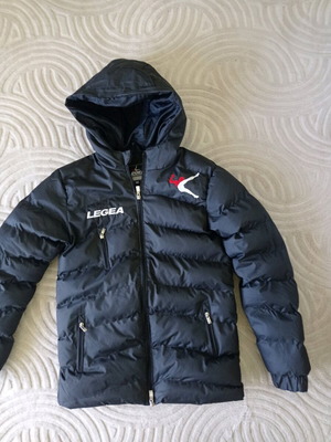 Legea kids jacket black like new, size 2XS