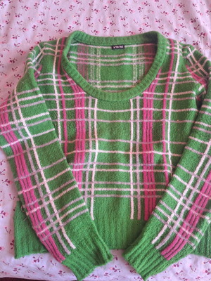 Playlife sweater like new, multicolor green, size M