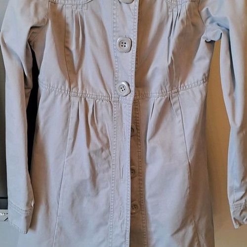 Trench coat used, gray, size M