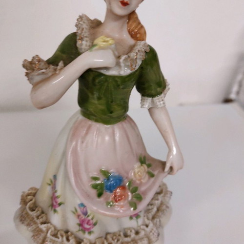 Porcelain couple used, vintage, 26 cm