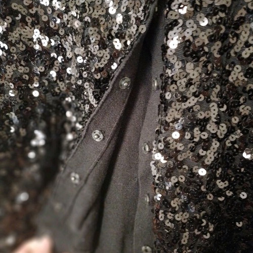 Zara cardigan with sequins like new, black, size M
