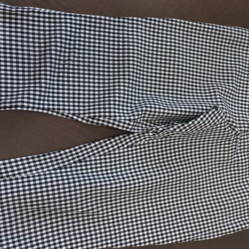 Zara women's pants with checkered pattern like new