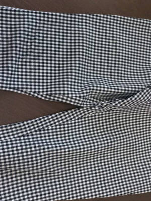 Zara women's pants with checkered pattern like new